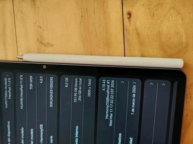 Tablet Huawei MatePad 11.5"S con teclado - 5