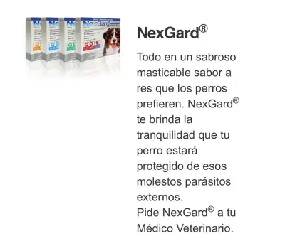 Nexgard para perros 4,1-10 kg x 3 comprimidos - miniatura 2