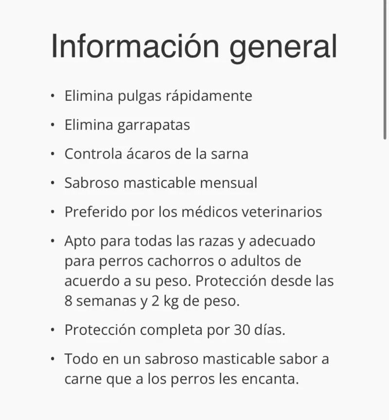 NexGard 10 a 25 kg para perros x 3 comprimidos - 3