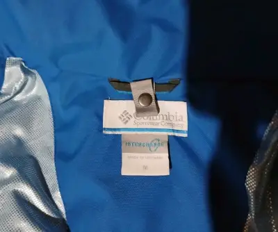 Chaqueta impermeable azul Columbia - miniatura 2