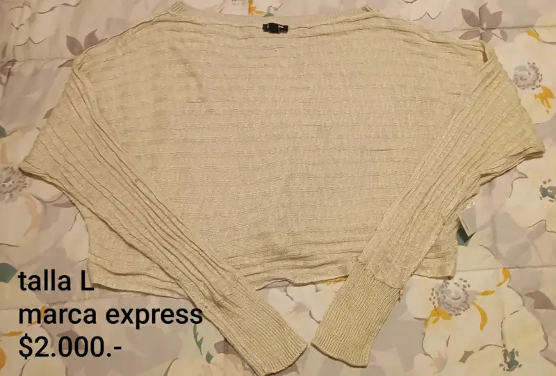 Sweater beige Express talla L