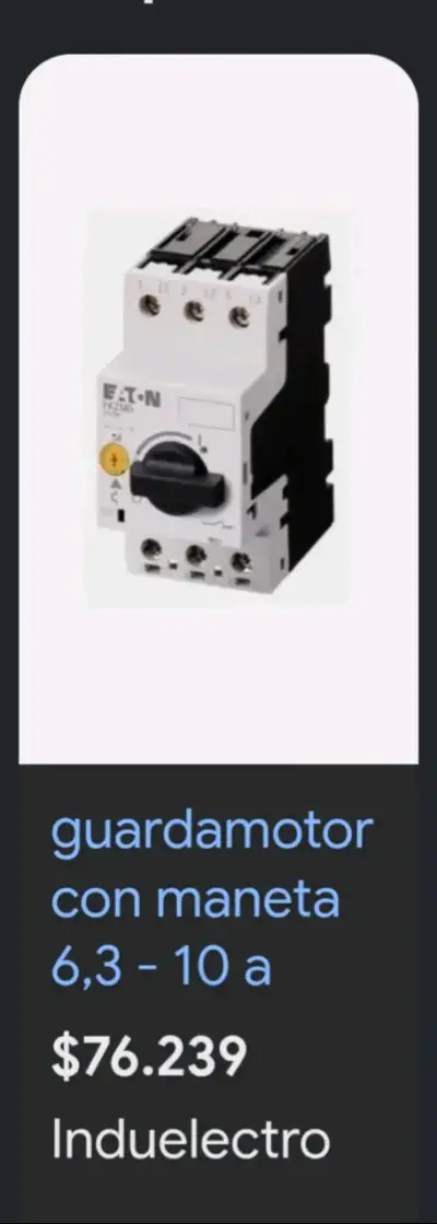 Guardamotor Eaton PKZMO-6,3 - miniatura 2