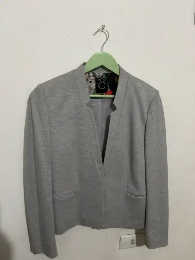 Blazer gris elegante - miniatura 1