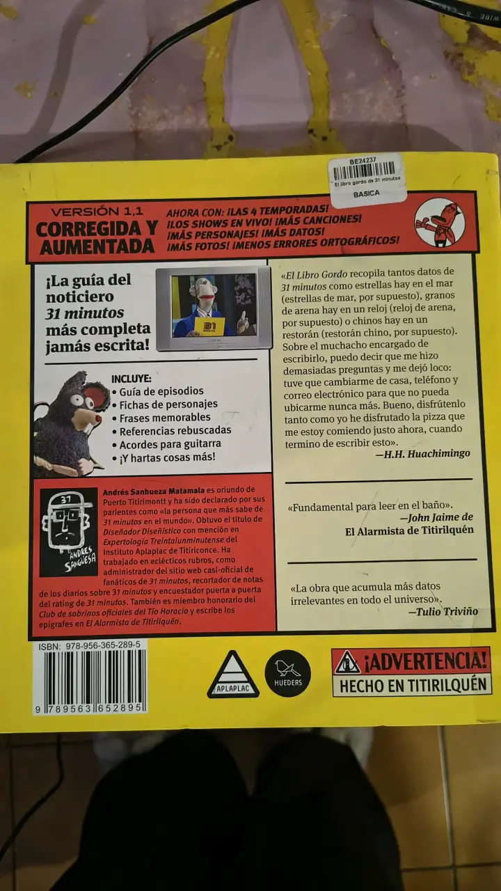 Libro El Gordo de 31 Minutos - 2