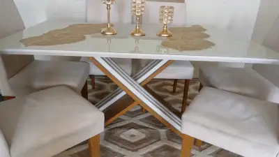 Comedor elegante con 6 sillas - miniatura 4