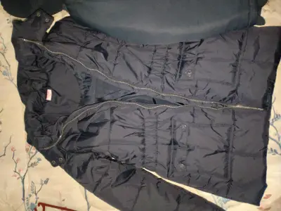 Parka de niña colegio azules talla 8 años - miniatura 1