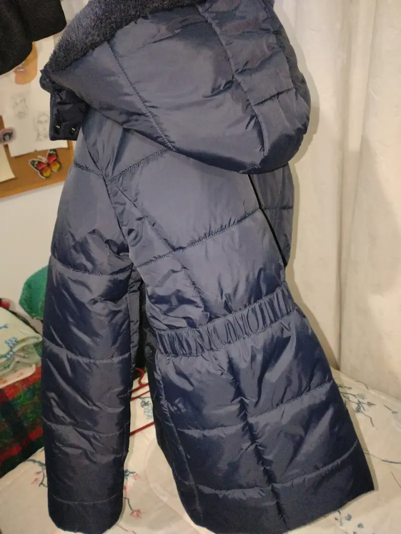Parka de niña colegio azules talla 8 años - 2