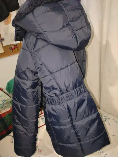 Parka de niña colegio azules talla 8 años - miniatura 2