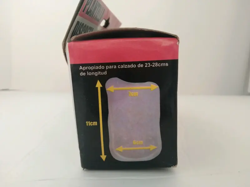 Plantilla Aumenta Estatura Discreta De Silicona - 5