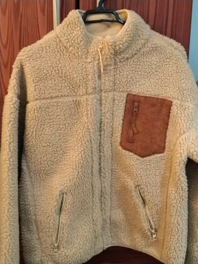 Chaqueta de lana beige - miniatura 1