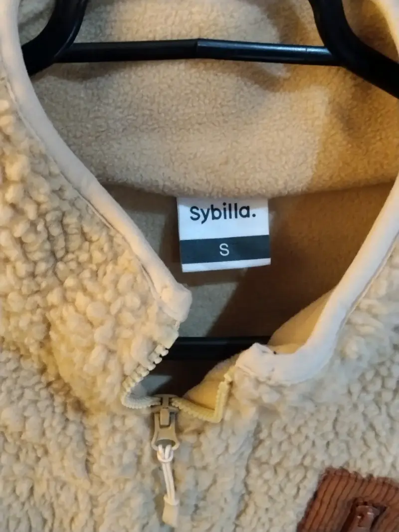 Chaqueta de lana beige - 2