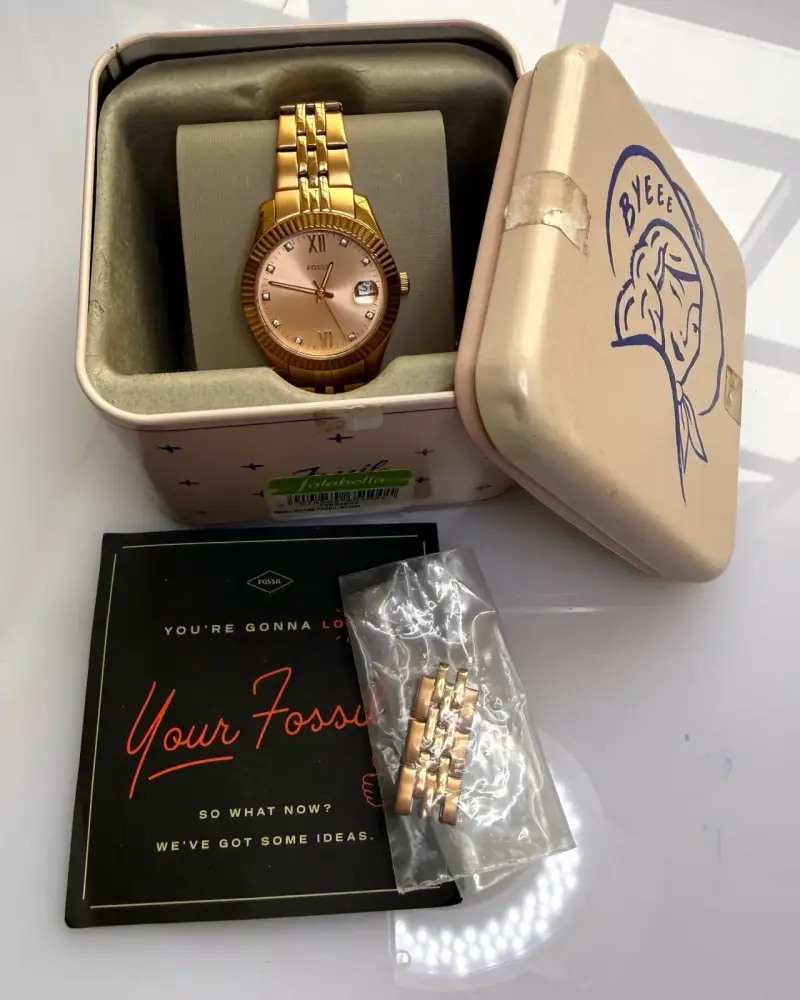 Reloj Fossil Scarlett Rose gold - 11