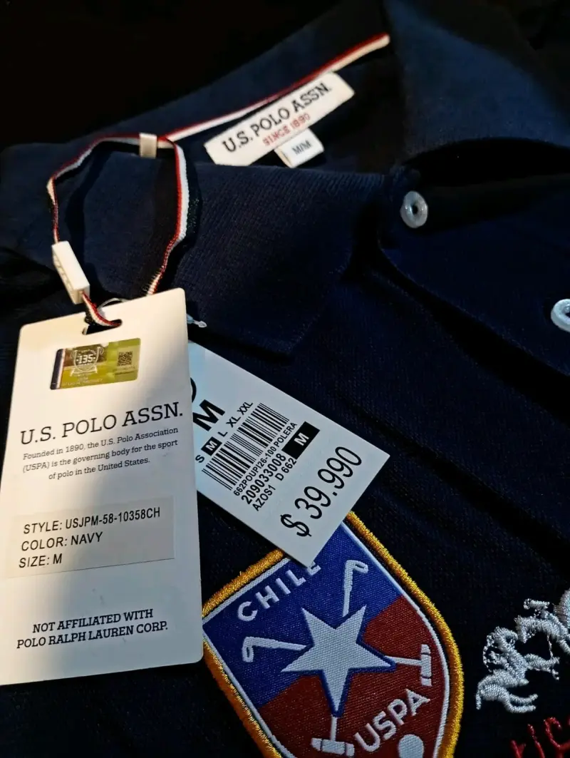 Polera azul U.S. Polo Assn. - 2