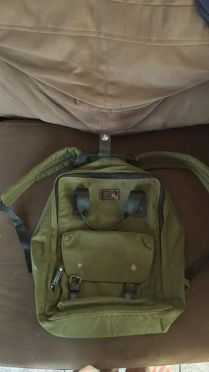 Mochila verde militar - 1