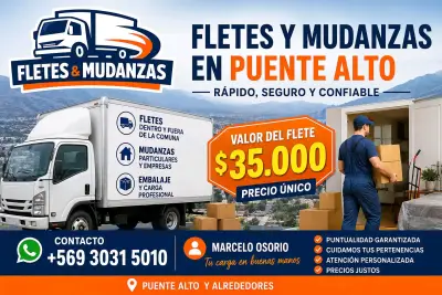 Servicio de fletes en Puente Alto - miniatura 1