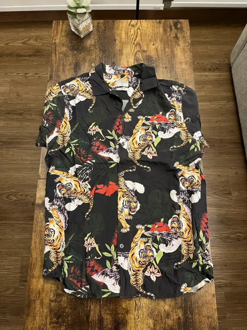 Camisa estampada de tigres - 1