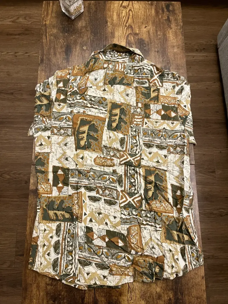 Camisa vintage estampada - 1