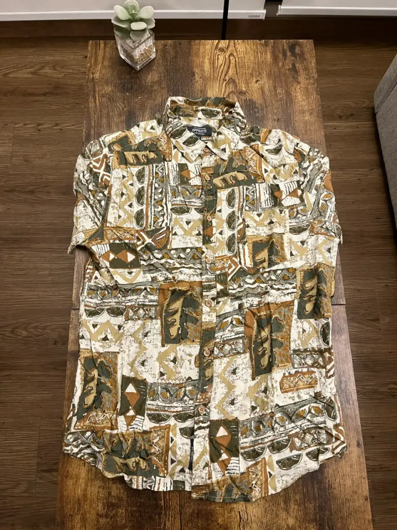 Camisa vintage estampada - 2