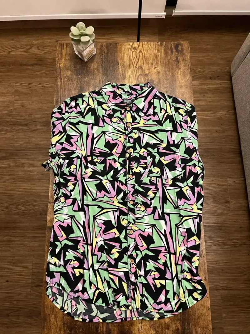Camisa estampada abstracta - 2