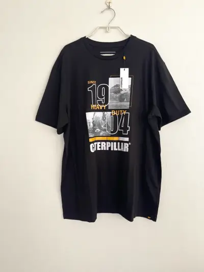 Polera negra Caterpillar - miniatura 3