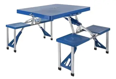 Mesa de camping plegable - miniatura 1