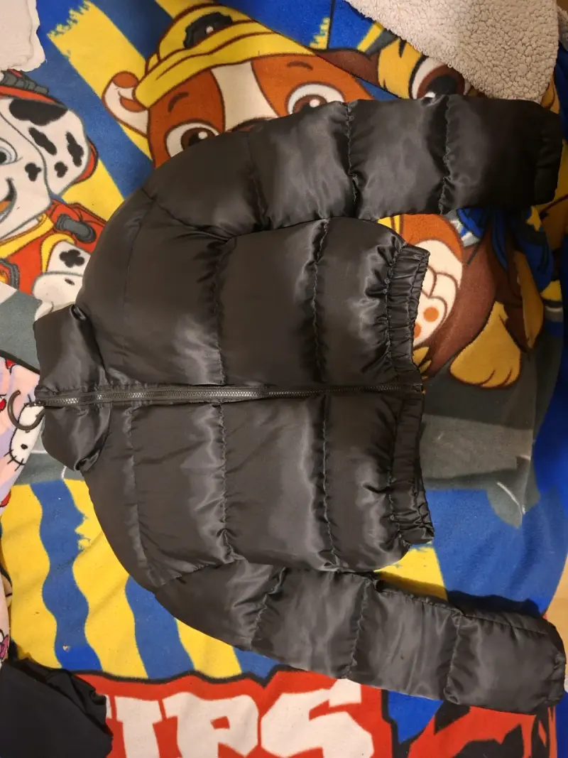 Chaqueta acolchada negra