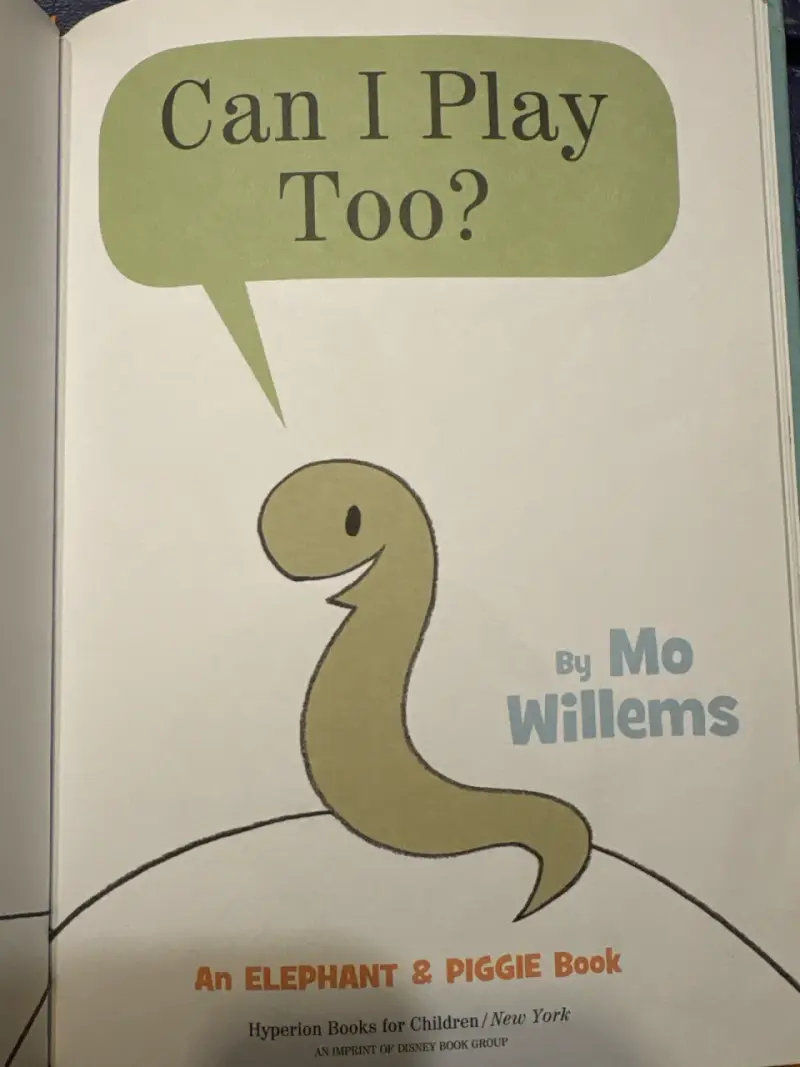 Libro "Can I Play Too?" de Mo Willems - 3