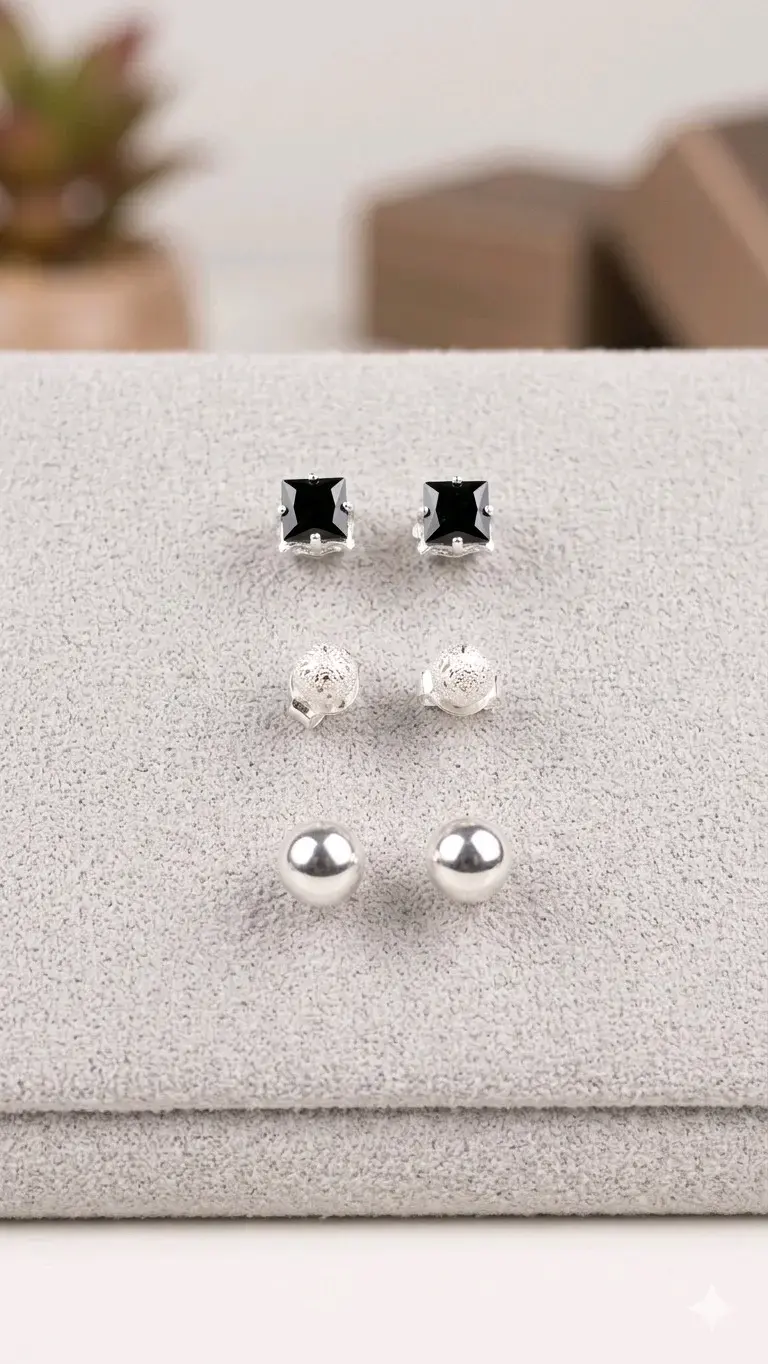 Set de aros y pulseras de plata 925 - 2