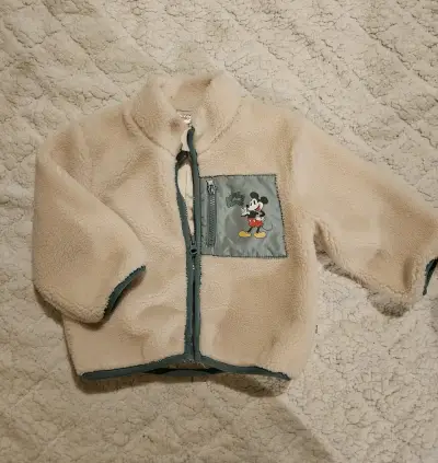 Chaqueta polar Mickey Mouse bebé - miniatura 1