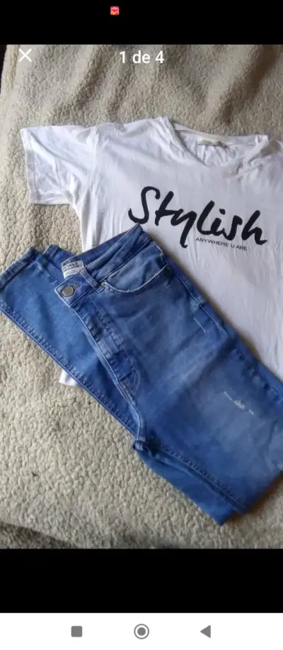 Jeans Zara 38 - miniatura 1