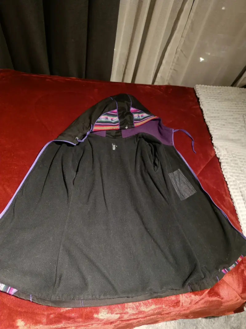 Chaqueta étnica con capucha - 4