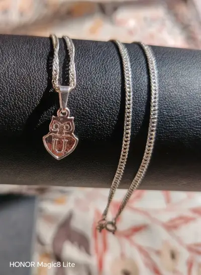 Cadena y pulsera de plata 925 de la U - miniatura 2