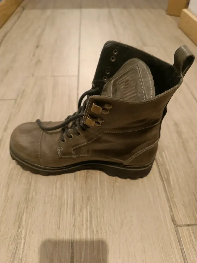 Botas de cuero verde - 4