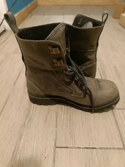 Botas de cuero verde - miniatura 5