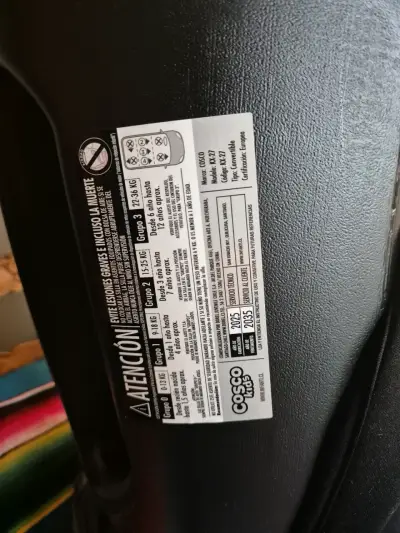 Silla de auto negra Cosco - miniatura 5
