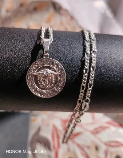 Joyas de plata italiana 925, versace - miniatura 1
