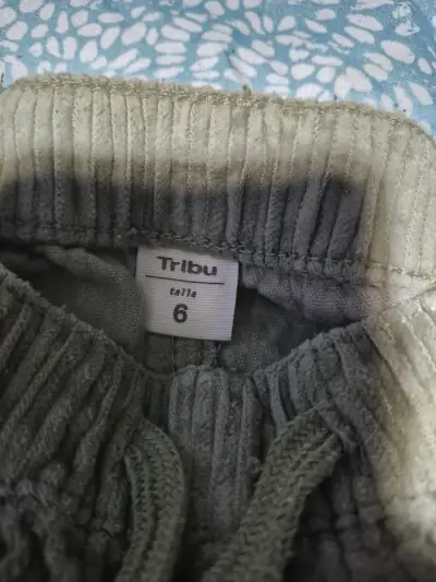 Pantalones de pana beige - miniatura 3