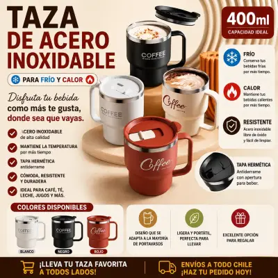 Taza de café con tapa - miniatura 3