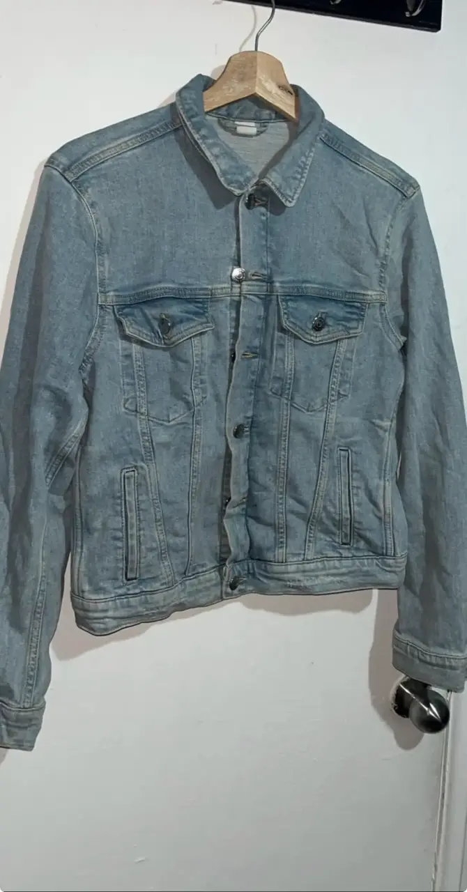 Chaqueta de mezclilla azul