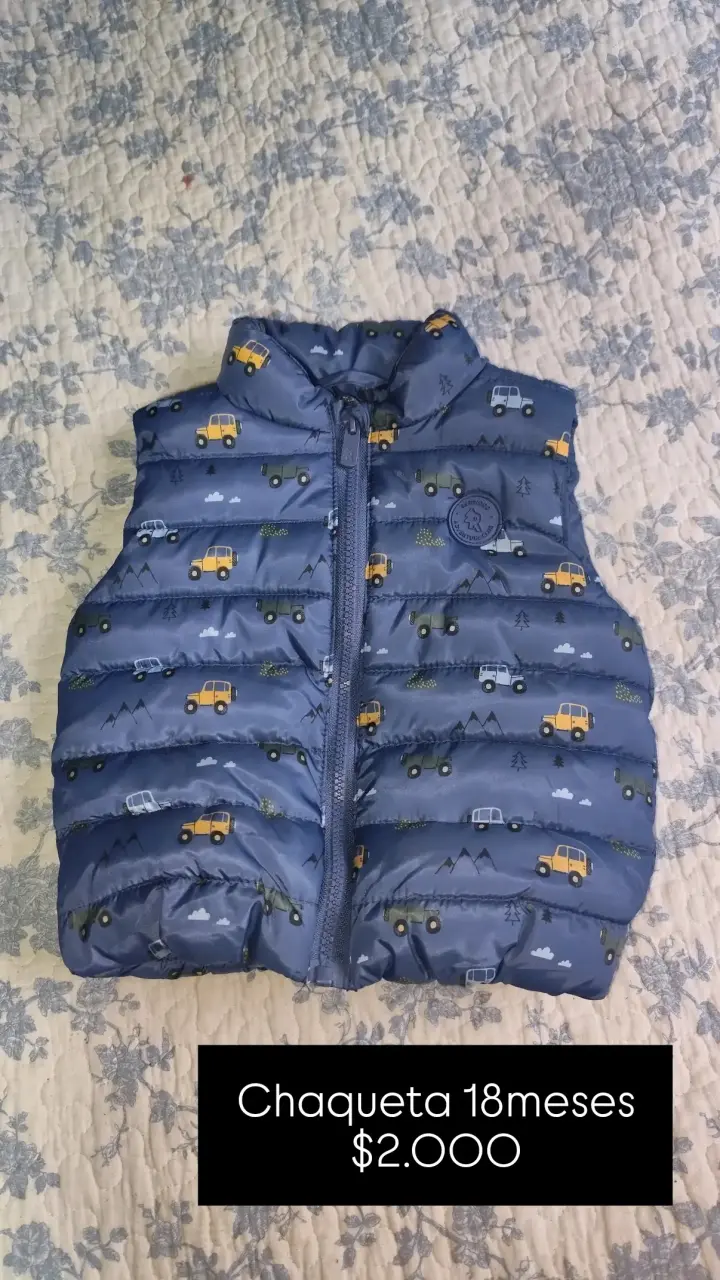 Chaqueta infantil de autos