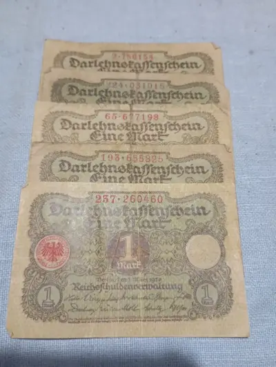 Billetes antiguos 1 Mark - miniatura 1