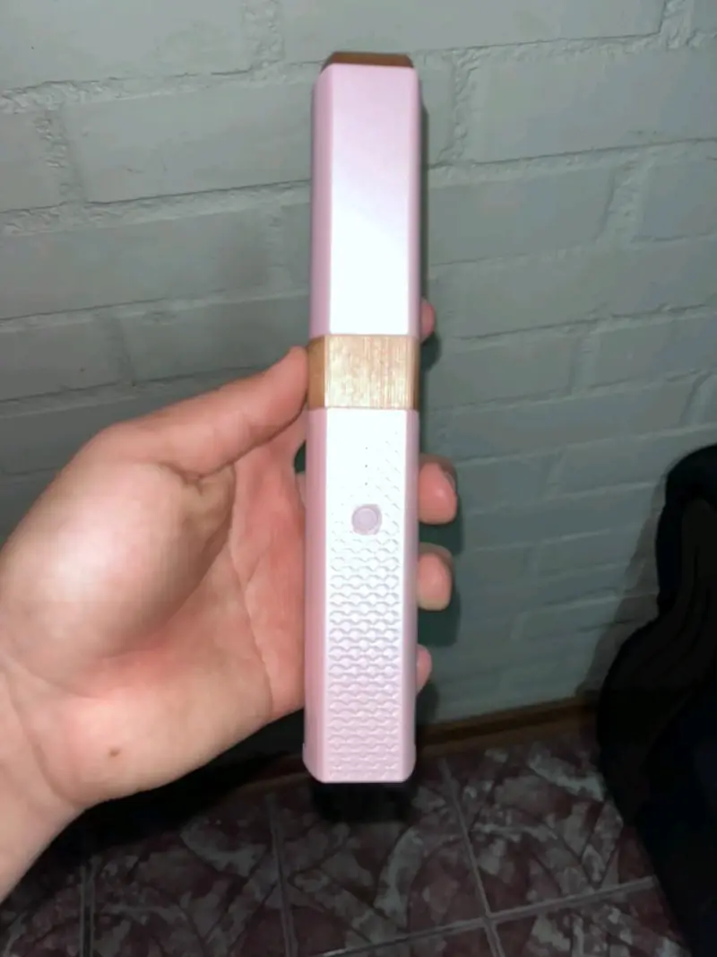 Plancha de pelo inalámbrica rosa - 5