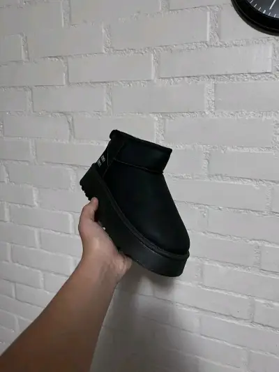 Botines negros de plataforma - miniatura 1