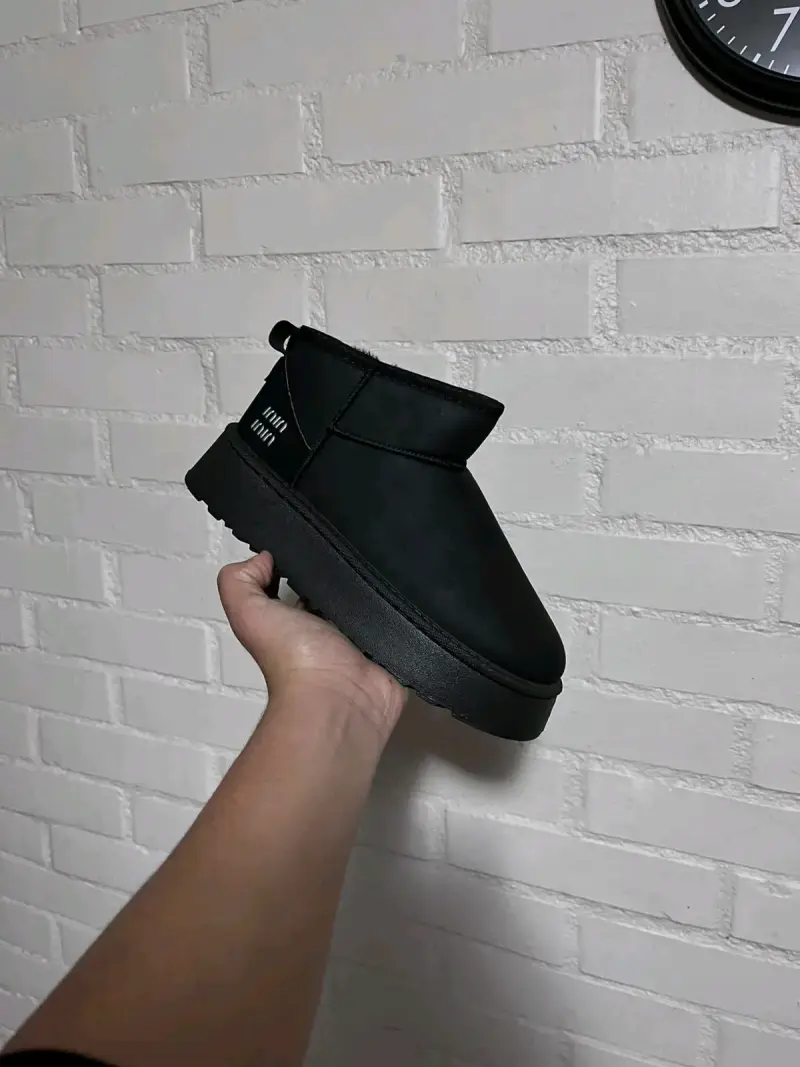 Botines negros de plataforma - 2