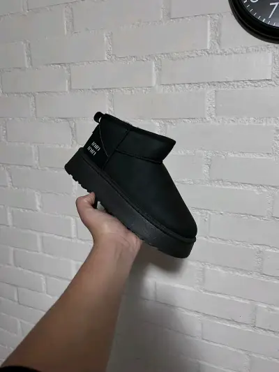 Botines negros de plataforma - miniatura 2