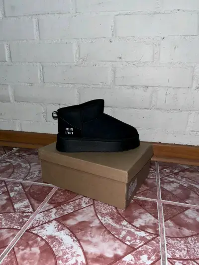 Botines negros de plataforma - miniatura 3