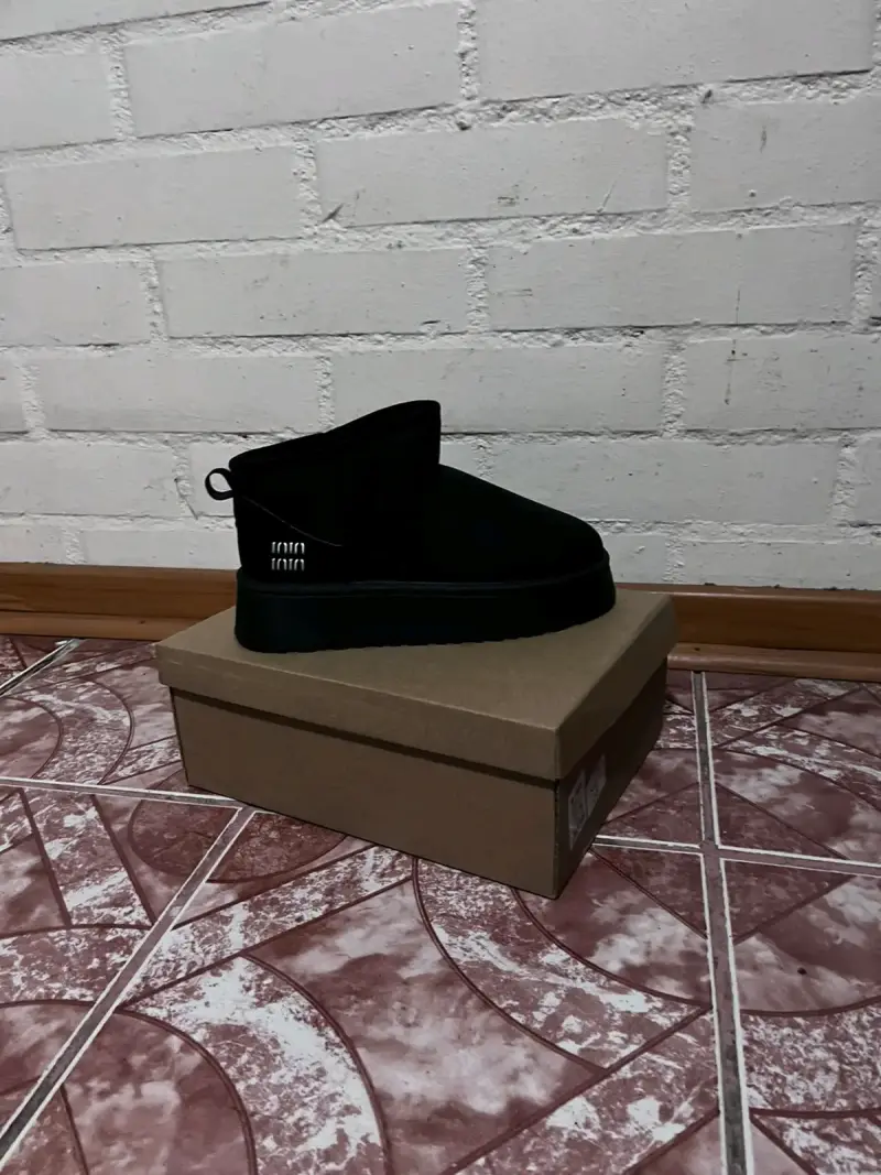 Botines negros de plataforma - 4