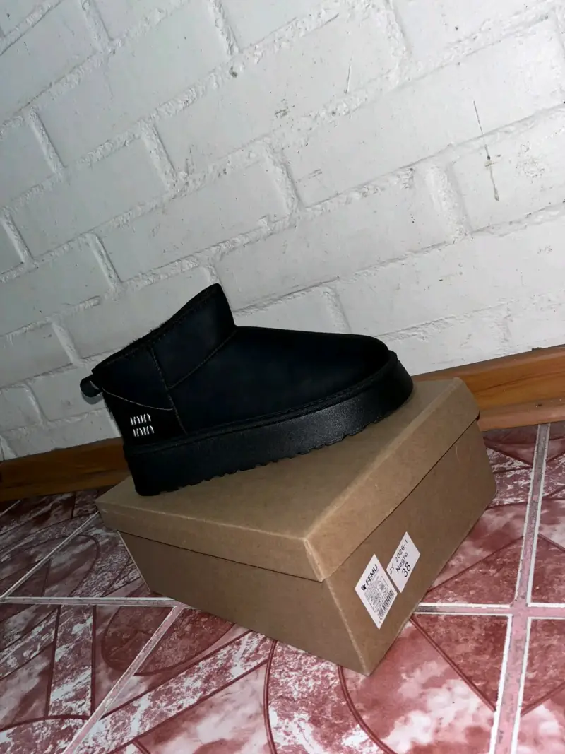 Botines negros de plataforma - 5