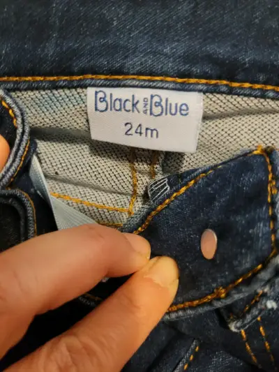 Pantalón de mezclilla niño azul - miniatura 3