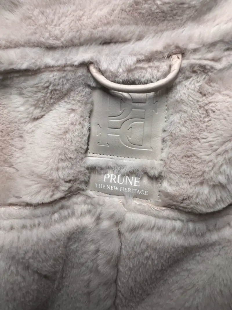 Chaqueta beige con capucha PRUNE - 3